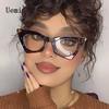 2022 Новые модные ретро очки кошачий глаз с защитой от синего света для женщин винтажные прозрачные компьютерные очки для женщин для чтения оптом