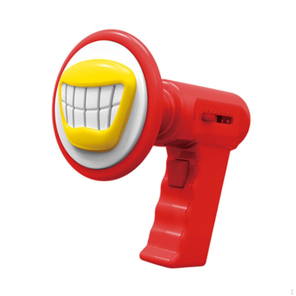 Труба-переключатель микрофон игрушка смешной большой рот громкоговоритель с 6 видами голосов трюк шутка