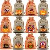 12Pcs Pumpkin Ghost Trick or Treat Candy Bag Handheld Candy Packaging Bags  Kids