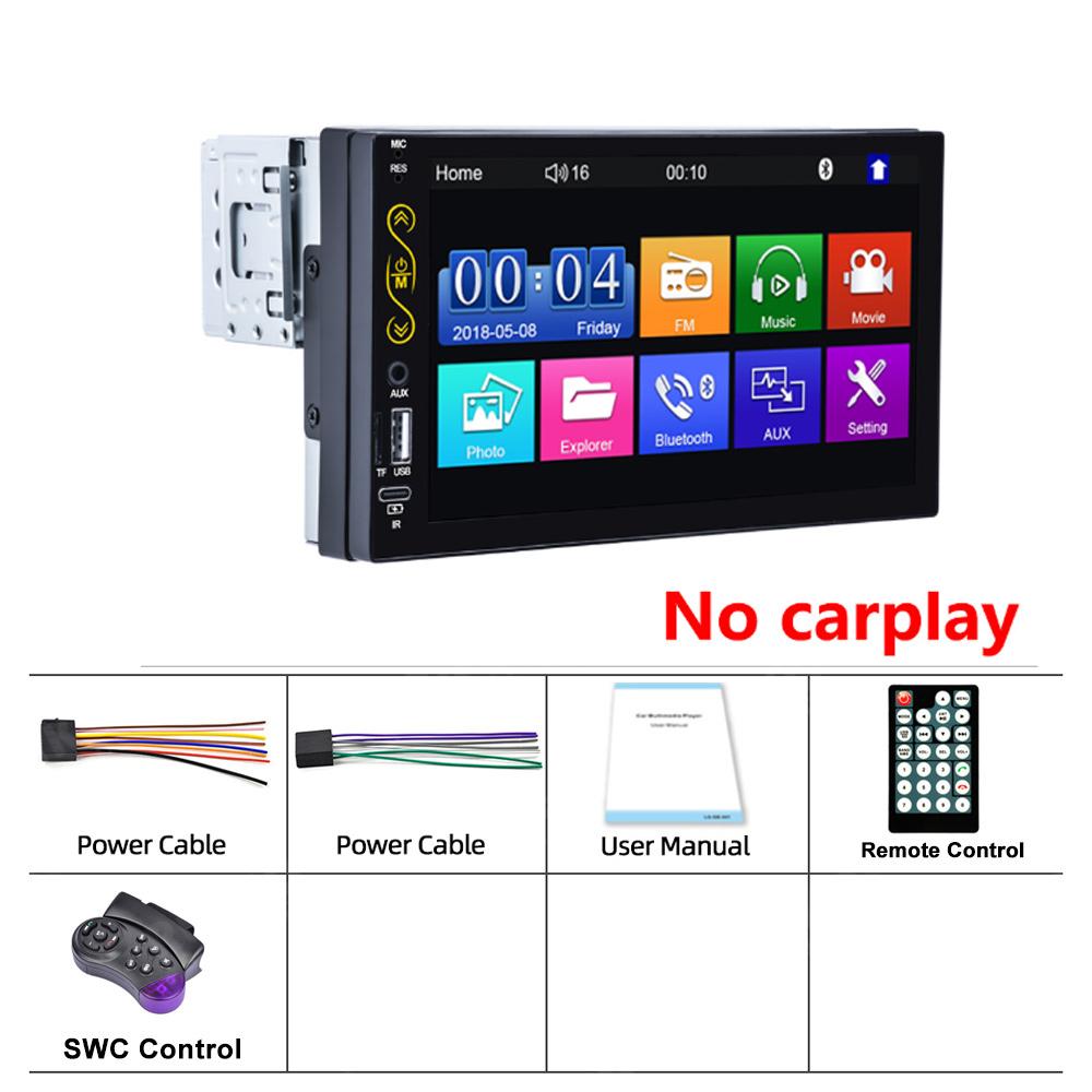 Reakosound 1 Din Универсальный CarPlay Android-Auto Автомобильный Радиоприемник Стерео MP5 Mp3 Плеер 7 Дюймов AutoRaido Для Volkswagen Nissan Toyota