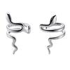 Серьги-клипсы в стиле панк с животными для женщин и мужчин, изысканные пирсинг в форме змеи, манжеты для ушей