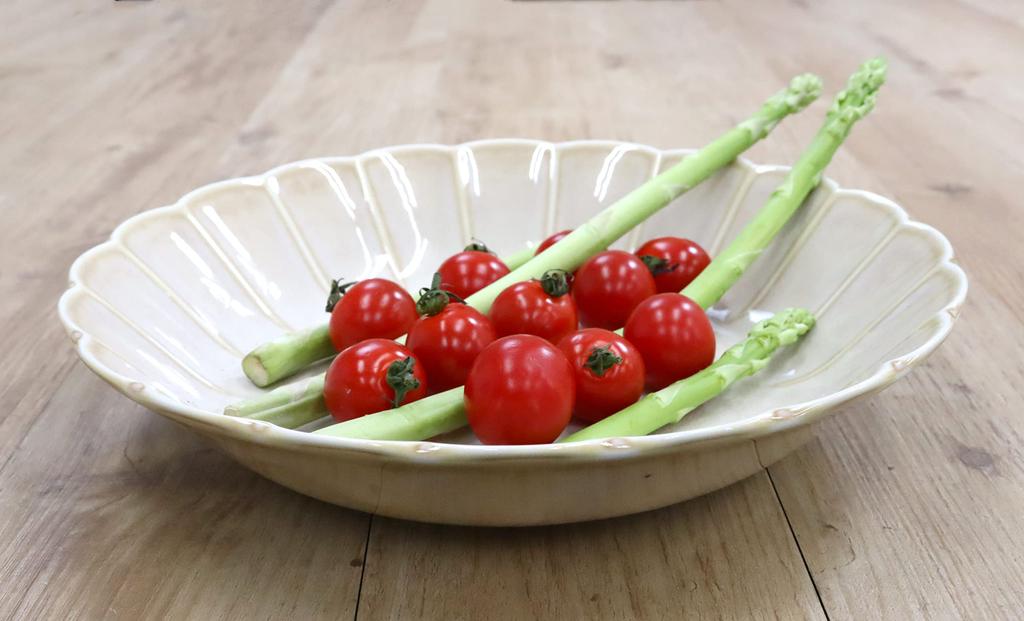 Castle Enterprises Food-Enhancing Tableware Series [24cm Deep Plates] (Titanium White) Set of 6