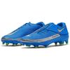 Nike Phantom GT Academy FlyEase Круглый носок Шнуровка MG (Резиновые короткие шипы) Нескользящие Прочные Футбольные Бутсы Мужские кроссовки Синий Серебристый DA2835-403