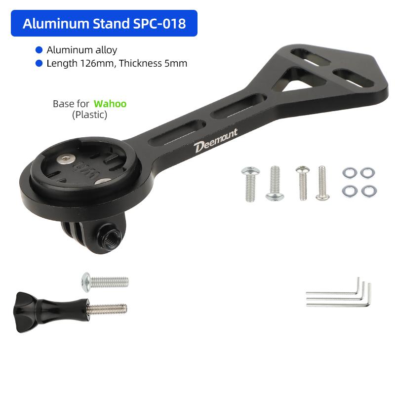 Cycling Computer Stand for Road Bike Integrated Handlebar Fit Garmin Bryton Wahoo Out Front Mount for Gopro Camera Front Light