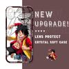Luffy Zoro Camera Protection Transparent Clear Phone Case for Samsung Galaxy S23 S22 A52 A32 A51 S20FE A31 A71 A13 M21 Cellphone Cover