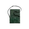 Bottega Veneta Cassette Intreccio Weave Leather Shoulder Bag Men Shoulder Bag Rain-Tree-Green 667298VCQ713061