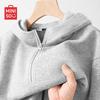 Men's Fleece-Lined Half-Zip Hooded Sweatshirt