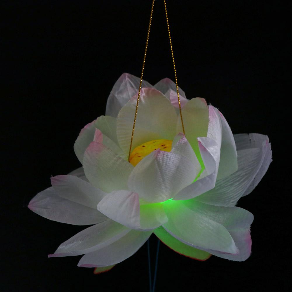 Glowing Flower Lantern Chinese Festival Lantern Lotus Light Lotus LED Lantern Mid-Autumn Lantern