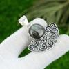 Natural Labradorite Gemstone Jewelry 925 Sterling Silver Pendant For Girls