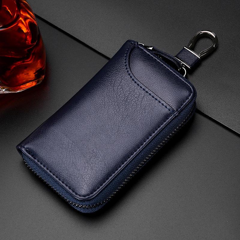 Genuine Leather Hand Holding Bag Key Holders Men Key Case Multi Function Multi Function Car Key Bag Coin Purse Jewelry Accessory