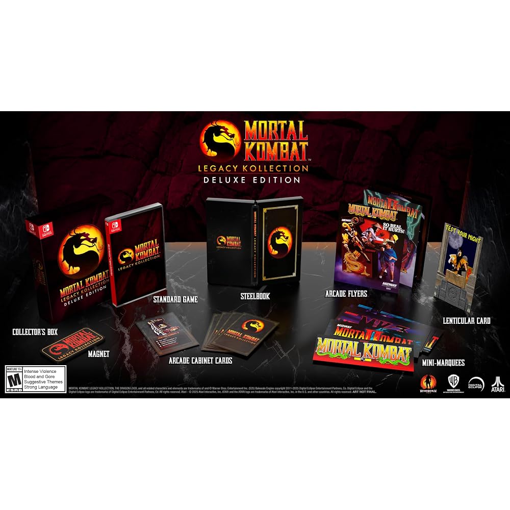Mortal Kombat Legacy Kollection Deluxe Edition PS5 - North America Version - Action Fighting Game