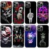 Applicable To IPhone16 New Girl Halloween Rose Skull Horror Phone Case