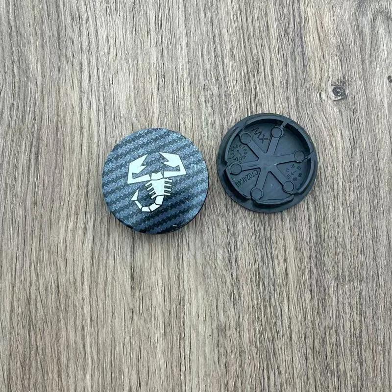 4pcs 50mm  Abarth 500 Wheel Center Hub Caps Car Rims Dust Proof Cover Emblem Badge for Fiat Palio Stilo Bravo  Perla Puntosiena