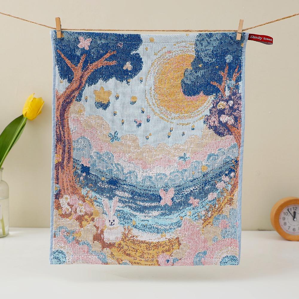 Новое большое полотенце для рук 34x40 см 4-слойная хлопковая марля Декоративная кухонная салфетка из чистого хлопка Быстросохнущее кухонное полотенце Дом Ресторан