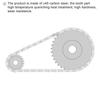 Single Strand 1/4" Pitch Roller Sprockets 25 Chain Industrial Drive Sprocket 9 Tooth Gear  ISO 04C