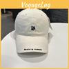Letter Embroidered Cotton Cap For Spring To Autumn Sun Protection And Style