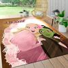 Custom Name Princess Pink Gown Carpet Rug Customizable Soft Washable Anti-Slip Home Living Room Sofa Mats Personalized Rug. 0909337