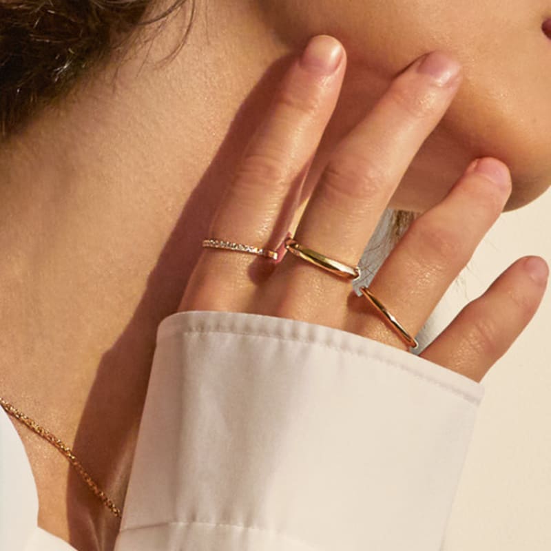 DU T`Ai VOLUME Square Cubic Ring