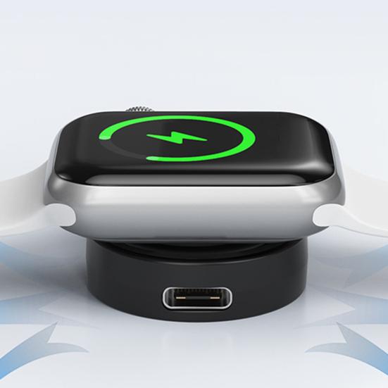 Magnetic Wireless Watch Charger Portable Pocket-Sized Smartwatch Charger Type-C Charging Dock Station for Apple Watch 8 7 6 5 4 3 2 1 SE