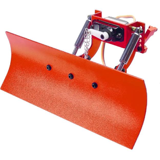 1/18 RC Aluminumx Adjustable Snow Shovel/Snow Plow kit with 12G 180° Servo Motor for RC 1/18 TRX4m Crawler Car Upgrade