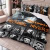 Horror Movies 3Pcs Bedding Set Duvet Cover With Two Pillowcases For Bedroom Home Decoration