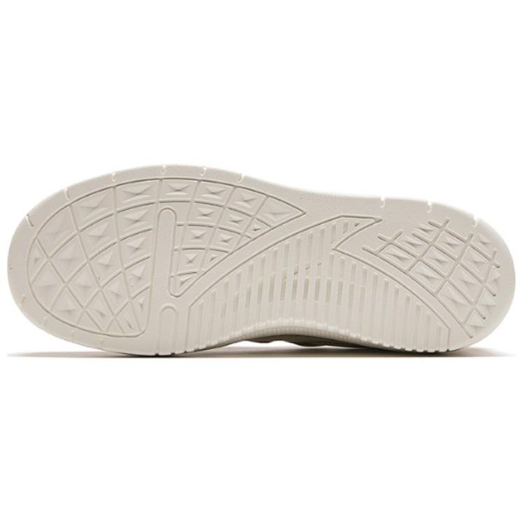 Anta Прочные дышащие низкие кроссовки для скейтбординга женские кроссовки бежево-коричневые 122428015-3