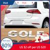 New 1PCS 3D ABS GOLF Car Letter Logo Sticker Tail Bumper Badge Auto Rear Trunk Emblem Styling Accessories For Volkswagen VW