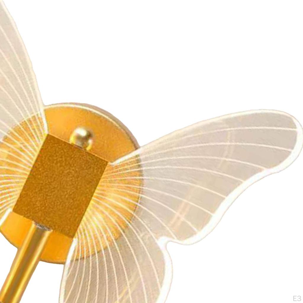 Светодиодный настенный светильник в форме бабочки для дома и детской комнаты