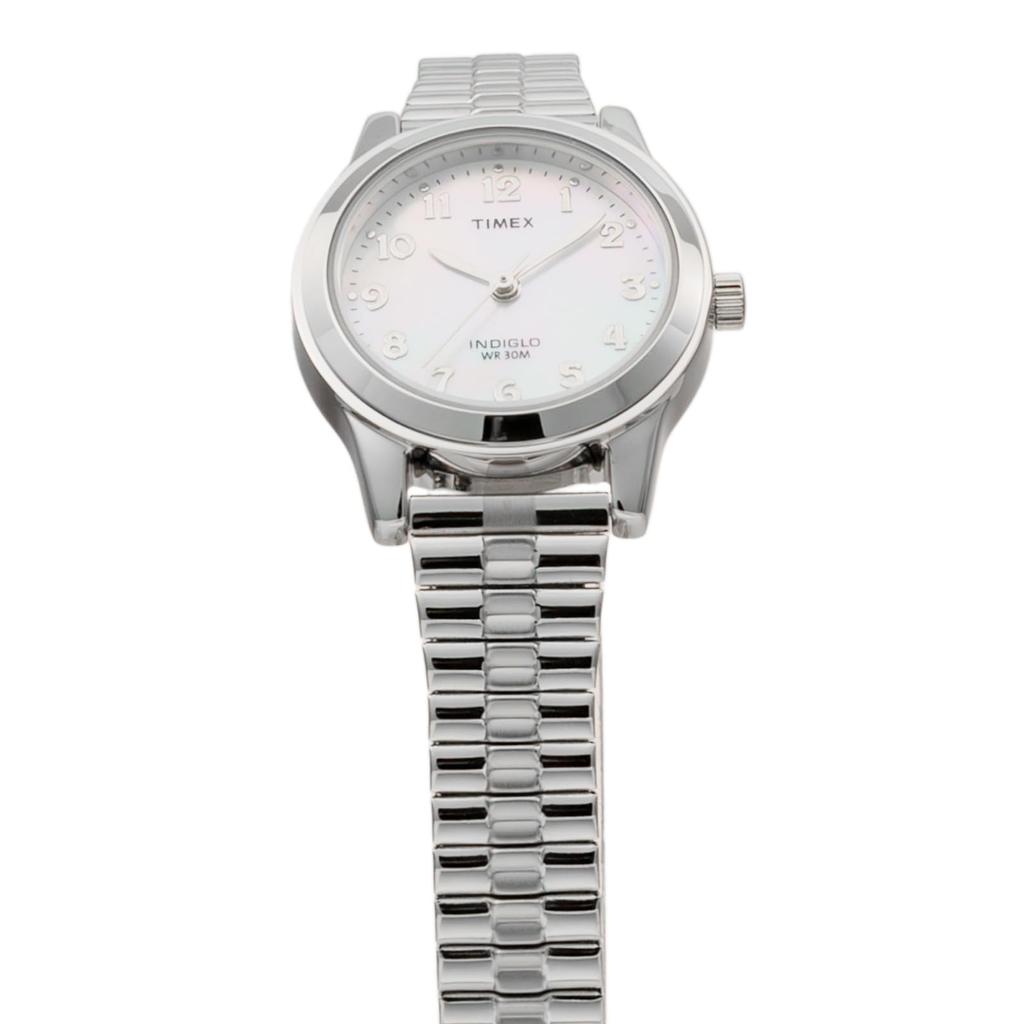 Timex Watch MAIN STREET BOX SETS Pearl Dial Dial Stainless Steel Mineral Glass Quartz 38MM American Watch Brand TWG063500 Unisex Silver [TIMEX] [Item]