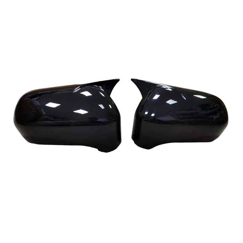 Для Honda Civic 8th 2005-2011 автомобиля, боковое зеркало заднего вида, наклейка на крыло, наклейка на дверь, чехол заднего вида, отделка из углеродного волокна, черный цвет