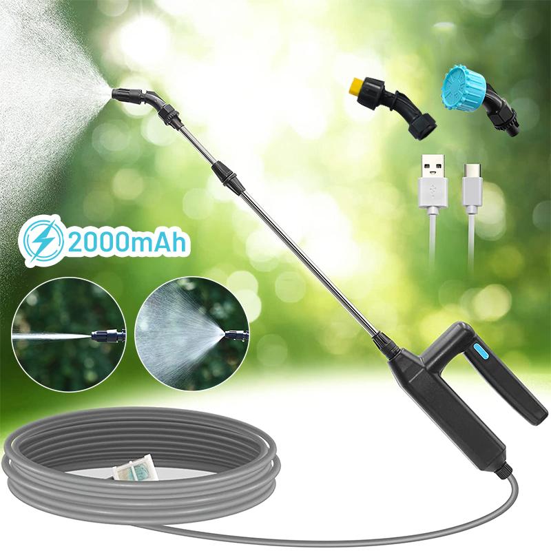Electric Sprayer Gun Garden Automatic Atomization 3/5/8M USB Charge Plant Sprayer Bottle Sprinkler Watering Can Garden Irrigation