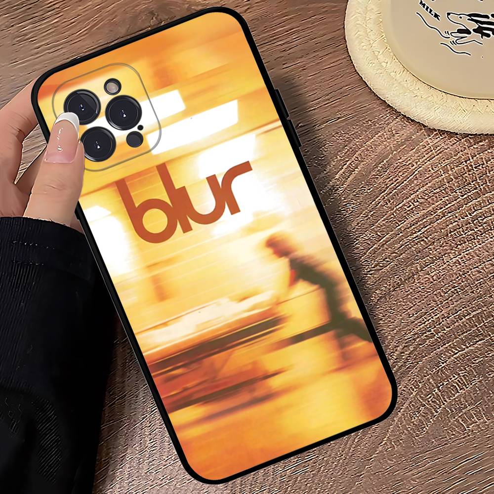 Чехол для телефона Rock Band B-Blur для IPhone 16 Pro Max 15 17 Plus 14 13 12 Mini 11 Черный Чехол
