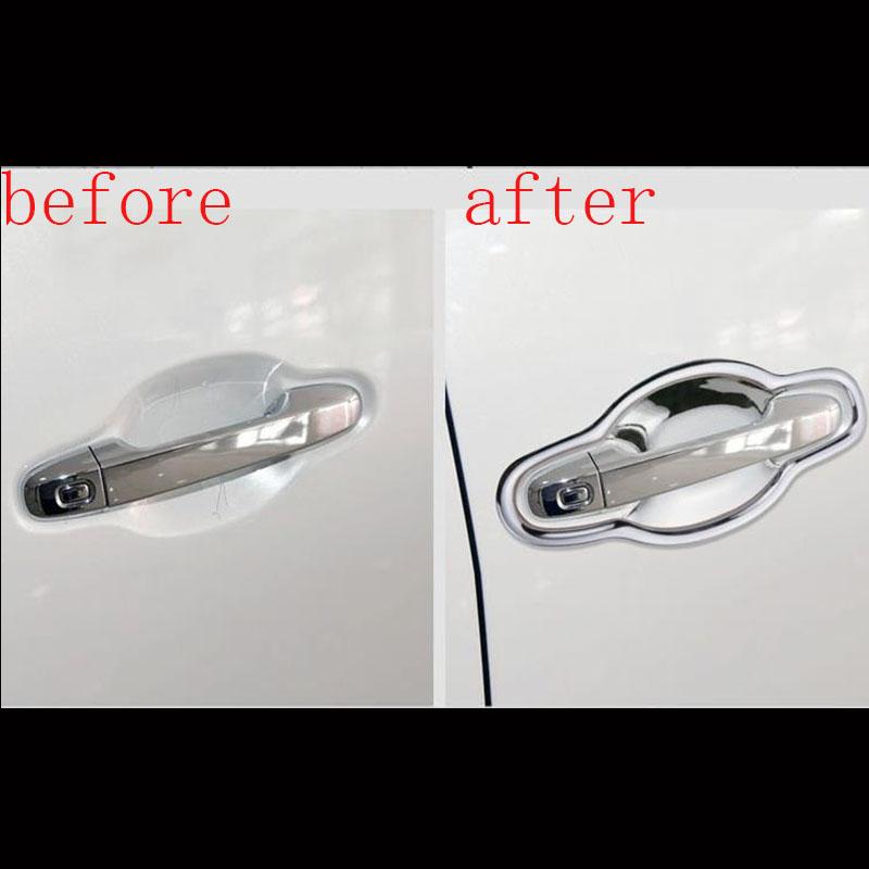 Для TOYOTA Alphard 2016-2018 ABS хромированная дверная ручка автомобиля, защитная крышка, накладка, литье, автомобильный Стайлинг, автоаксессуары