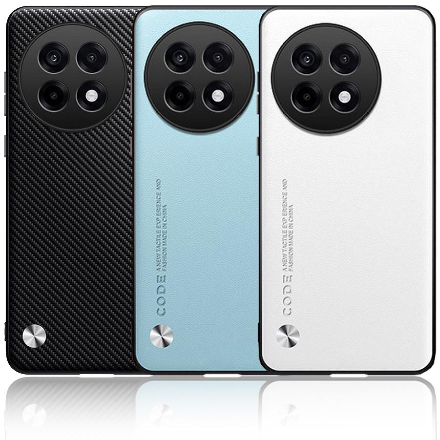 Plain Leather Case For OnePlus 13R 13 12 12R 11 11R 10T OnePlus Ace 5 Pro 3 3V 2 Nord 4 CE 4 3 Lite Hard Camera Protect Cover