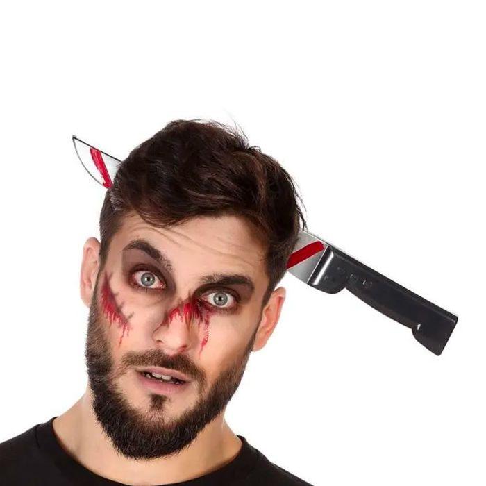 Bloody Knife Headband - P'TIT Clown - Adult - Plastic - Red
