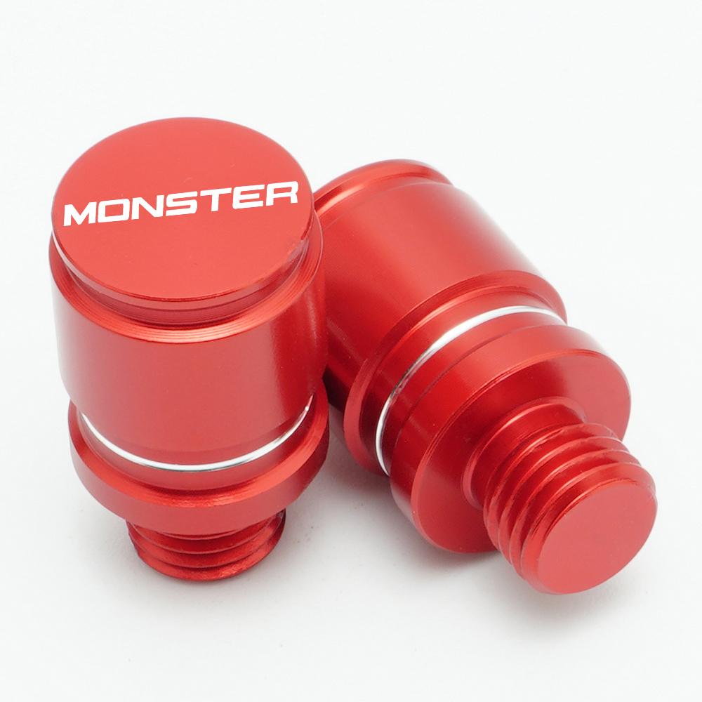 Для Ducati Monster 821 696 795 797 M 800 900 996 998 S4R S4RS аксессуары, винты с отверстиями для зеркала мотоцикла, заглушки, заглушки