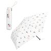 Oki Masayuki X Sun and Rain Umbrella Light UV Sun and Rain Folding Cat [2025] Wpc. Parasol, Lightweight, Protection, Nyan, Off-White, 100% Blocking,