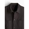 H M Utility sHirt Regular Fit Dark Brown