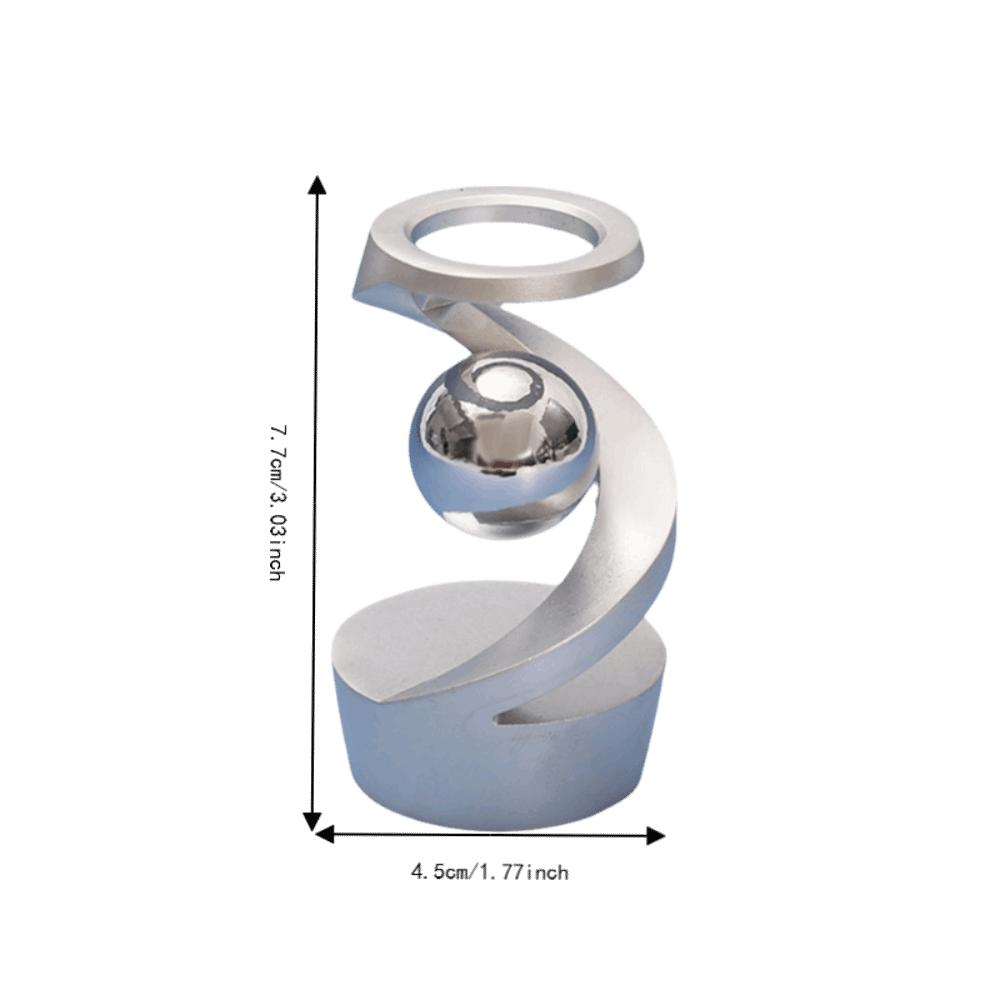 Suspended Ball Levitating Gyroscope 3.03x1.77in Desk Toy Spinner Kinetic Desk Toy Stress Relief