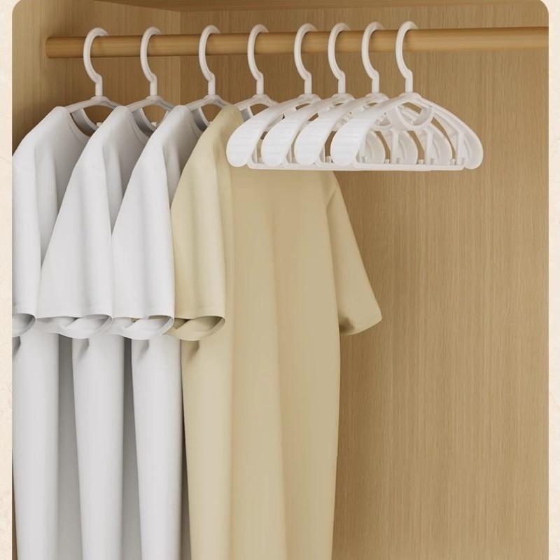 Space Saving Hangers Slim Design Wide Shoulder Non-Slip for Shirts Dresses, Closet Organizer Set To Maximize Space