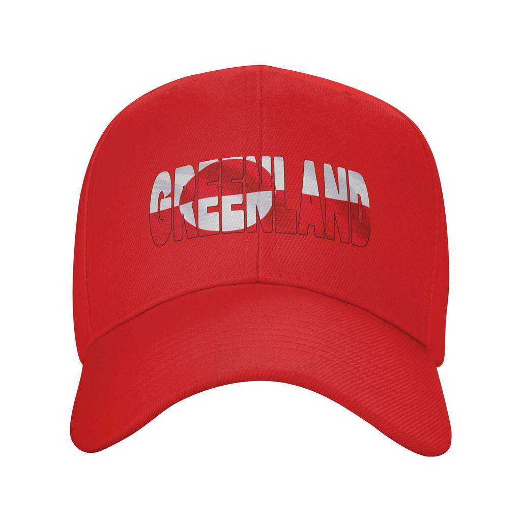 GREENLAND Flag Flying in Wind Baseball Cap Kpop Rock Sun-Proof Hip Hop Hats Women Men Classic Design Baseball Caps