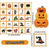 Halloween Party Bingo Game With Call Sheets And Sticker Pack For Kid And Family Events