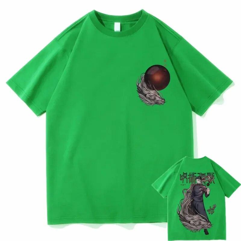 Японское аниме дзюдзюцу кайсен гето сугуру футболка с двусторонним принтом унисекс Unisexga повседневная футболка большого размера унисекс хип-хоп футболки с героями мультфильмов