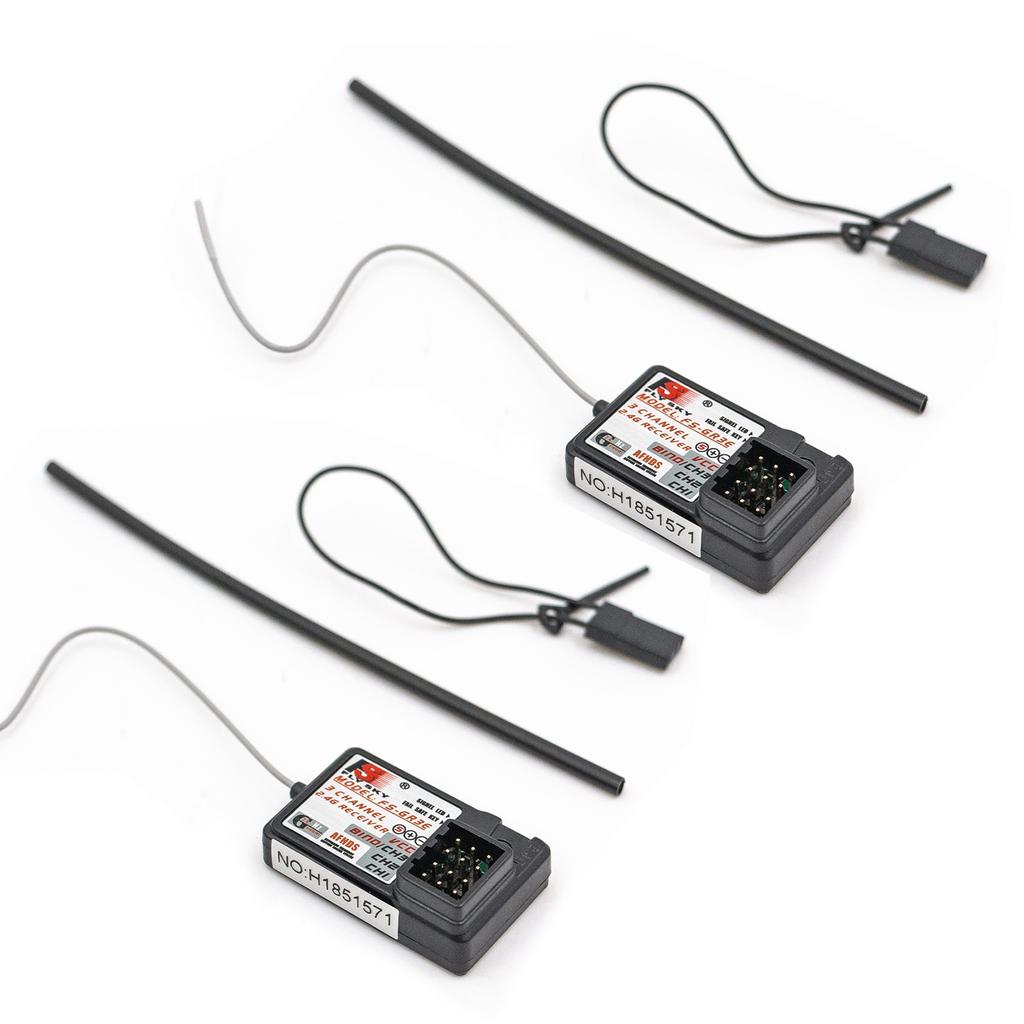 1/2/4PCS Flysky FS-GR3E AFHDS 2.4G 3CH Receiver for FS-GT2 FS-GT2B FS-GT3B FS-GT3C FZ-IT4S RC Car Boat RC Parts accessories