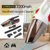 Powerful Handheld Car Vacuum 120W 12V 5000PA for Car Home Super Suction Wet/Dry Dual-Use Cordless/Car Plug Cleaner