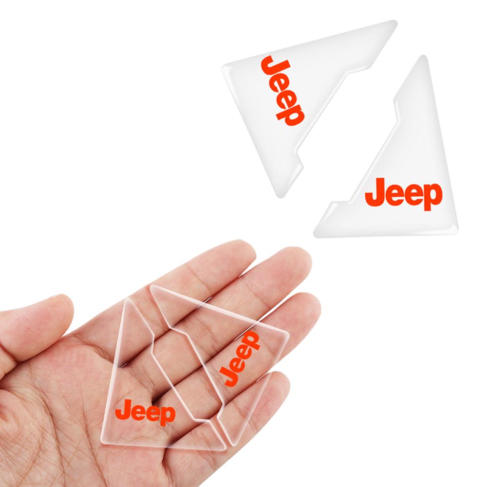 AHP1   2/4PCS Car Door Corner Cover Bumper Crash Protector Anti-Collision Scratch Accessories For Jeep Renegade Wrangler Compass Grand