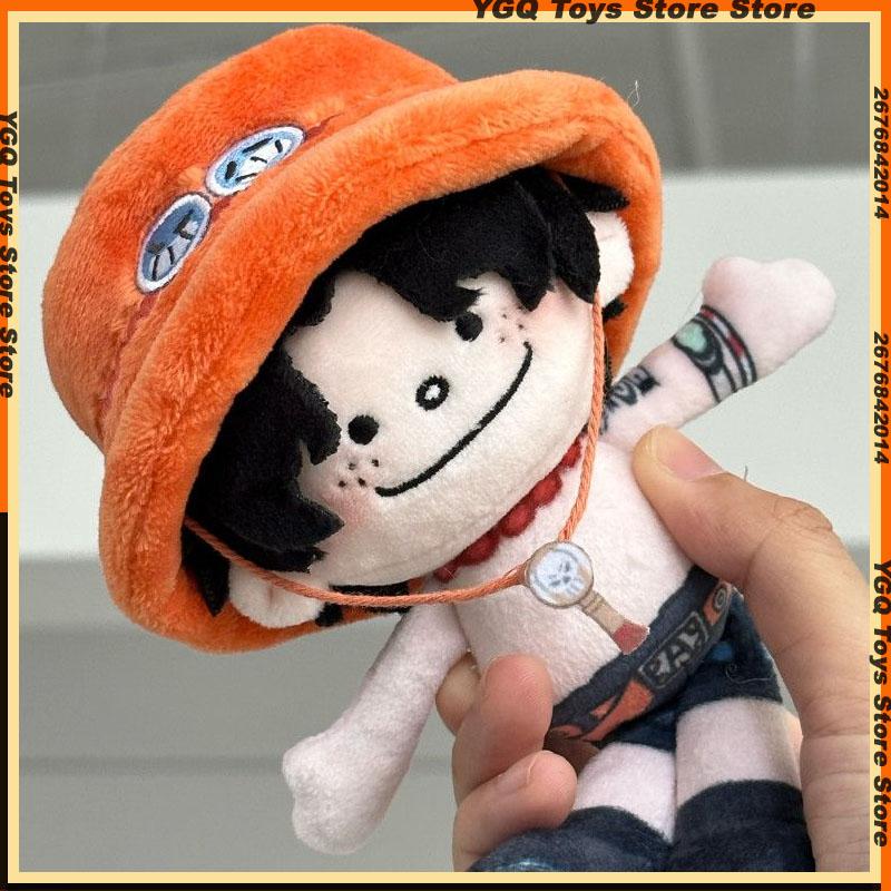 Круглый Плюшевый Брелок-Подвеска Команда Мугивары из One Piece 15 см - Луффи Зоро Санджи Чоппер Нами Глаз-Бусинка Хлопковая Кукла Подвеска Фанмейд Подарок