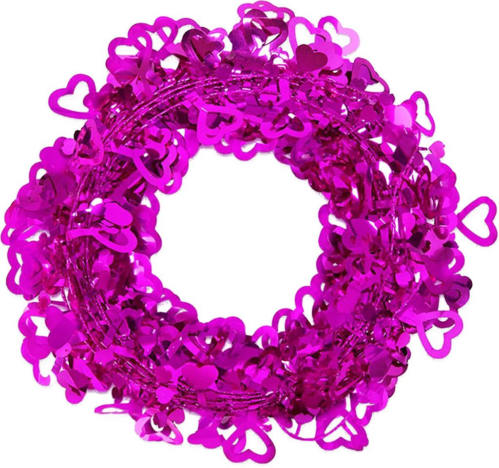 День святого Валентина Цветная полоса Украшение свадебной вечеринки Сердце любви