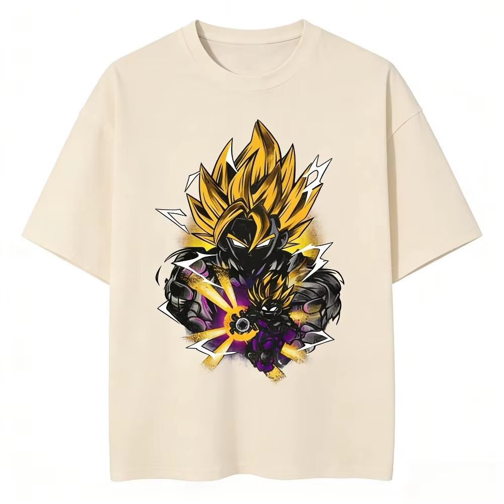 2026 New Summer Dragon Ball 40th Anniversary Son Goku Anime Printed T-shirt Extra Size Casual Streetwear Unisex Y2k
