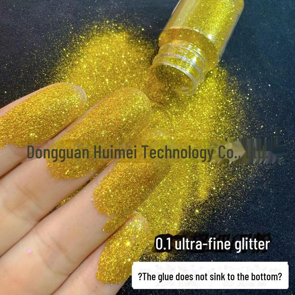 Ультратонкие блестящие золотые блестки для дизайна ногтей 0,1 мм для эффекта Quicksand Flow, самодельный капельный клей, мелкий песок, акрил, луковый порошок